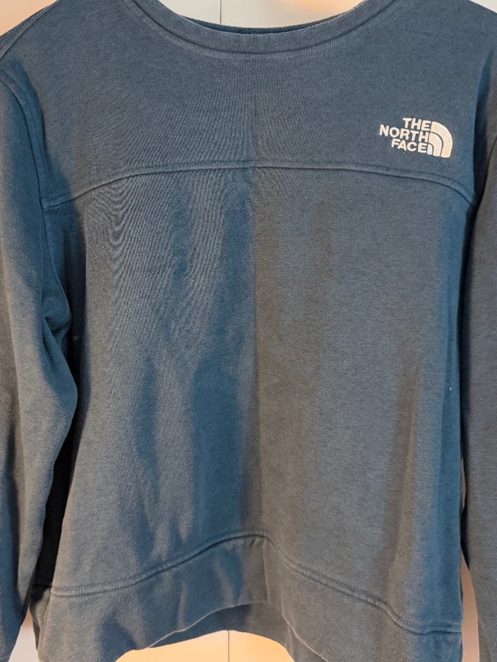 North Face teal sweatshirt sz Lg